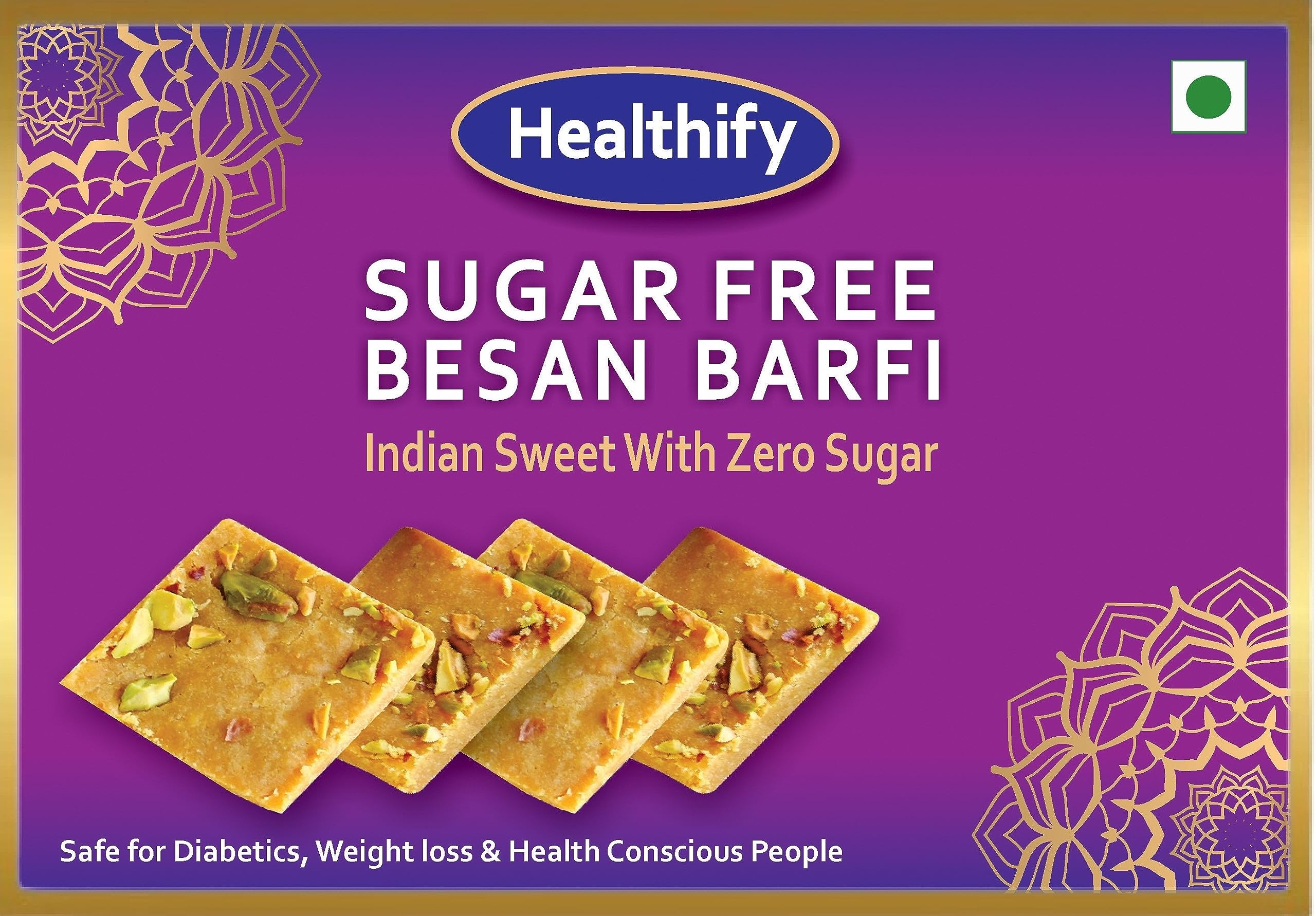 Healthify Sugar Free Besan Barfi Box