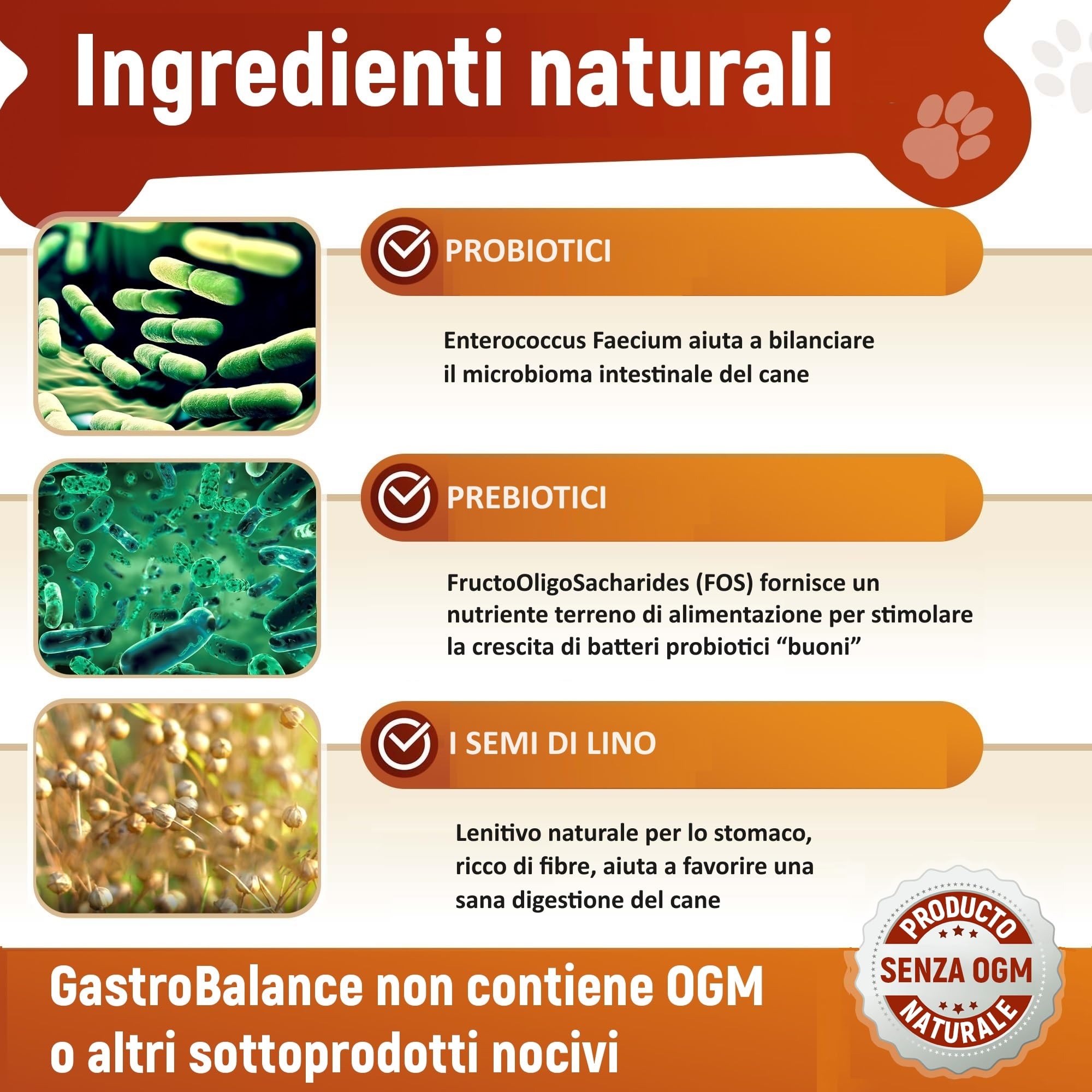 cani probiotici – 60 bocconcini masticabili naturali prebiotici e probiotici per Cane - Sapore di Pollo (Italiano)