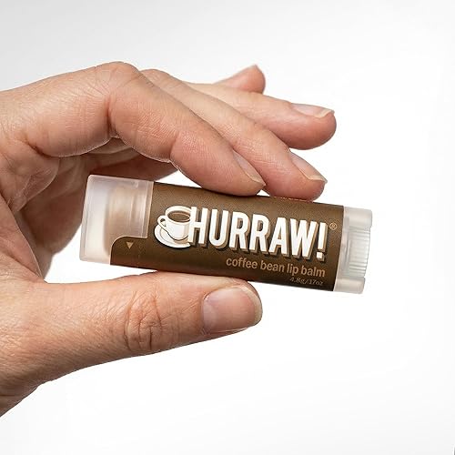 Miniatura 5 de Hurraw! Bálsamo labial de grano de café: orgánico, certificado vegano, libre de crueldad y sin gluten. Sin OGM, ingredientes 100% naturales. Sin