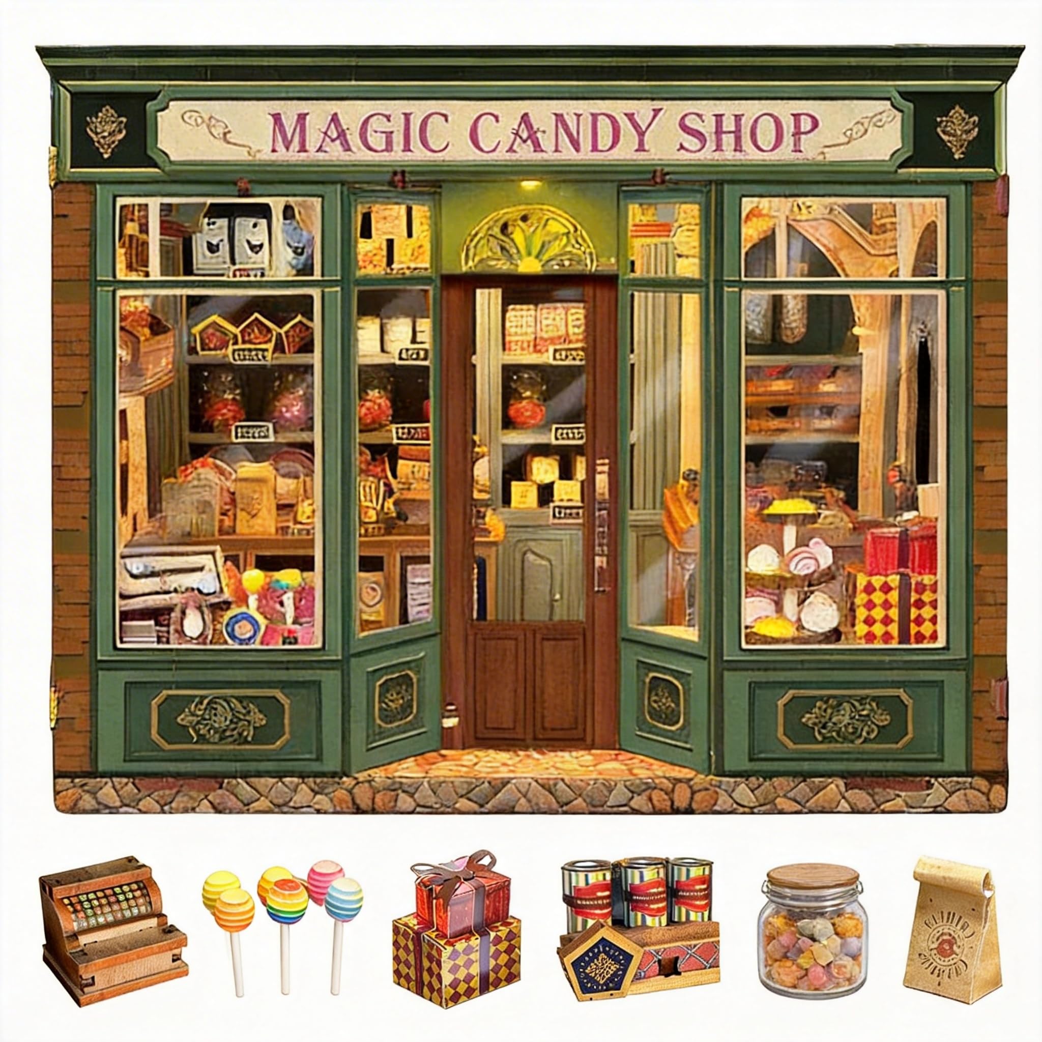 Amazon.co.jp: Pixie Curio ブックヌック キット ドールハウス