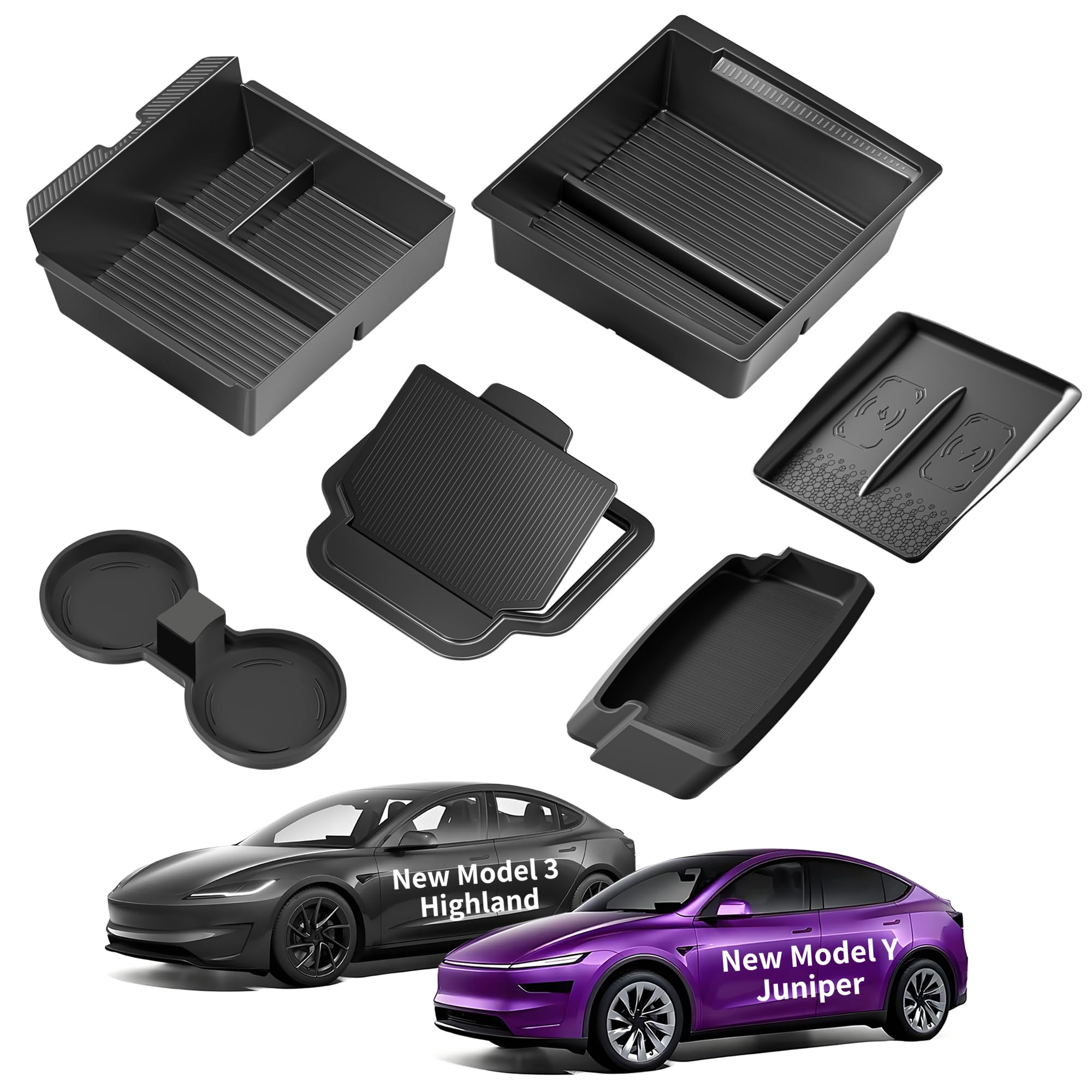 Amazon.com: TSLDRV 8PCS Center Console Organizer for Tesla Model Y