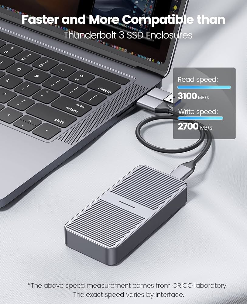 Amazon.com: ORICO 40Gbps NVMe SSD Enclosure, M.2 to USB-C