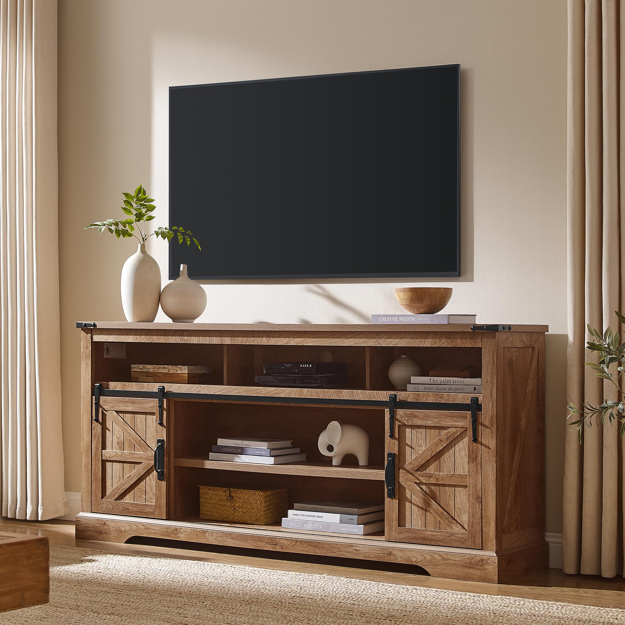 OKD 70' Farmhouse TV Stand