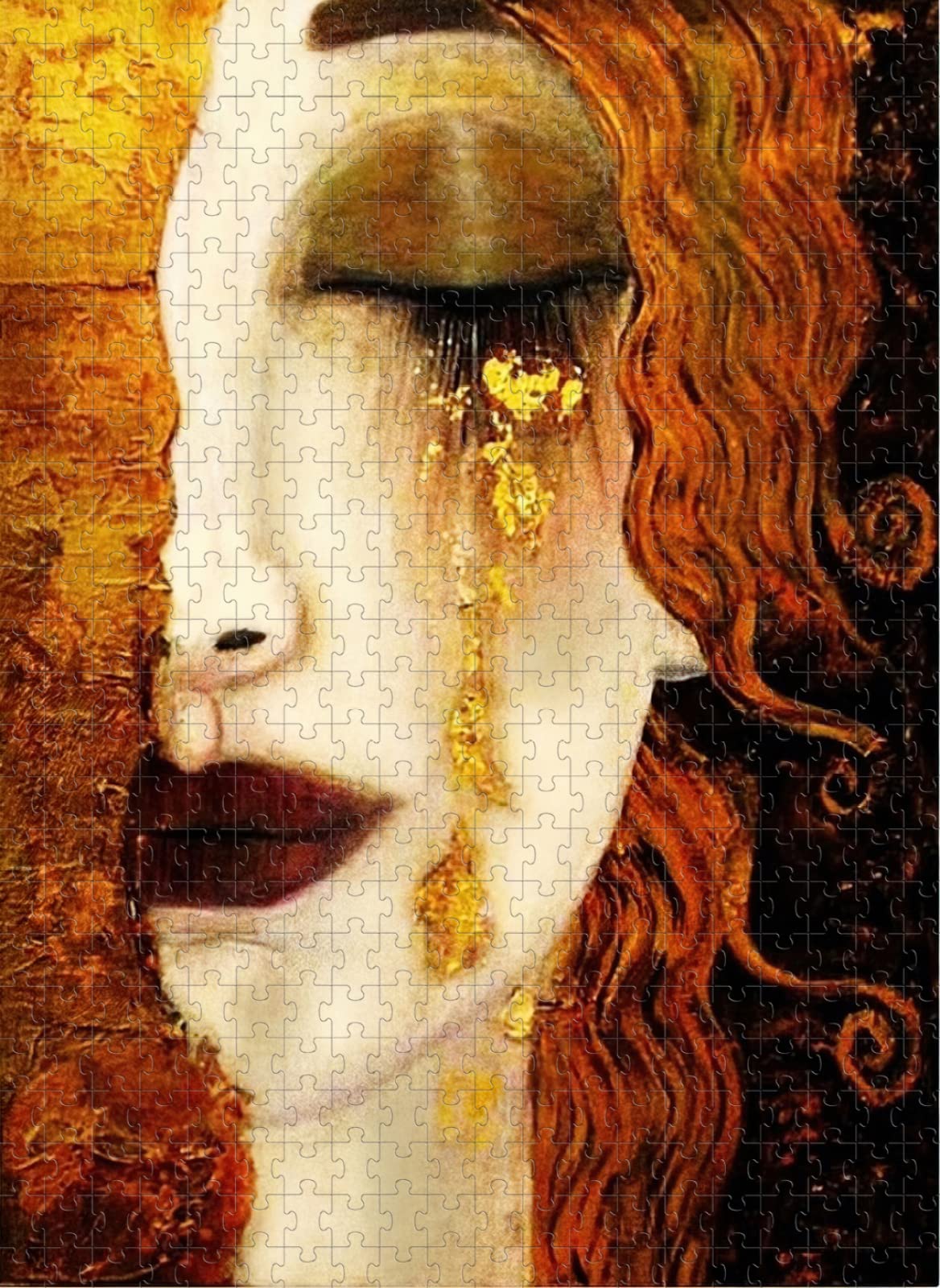 Puzzle per adulti 1500 pezzi Puzzle di rilassamento del giocattolo di lacrime dorate