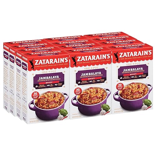 Zatarain's Jambalaya picante, 8 oz (paquete de 12)