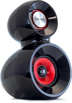 beFree Sound BFS-600, 5.1 Channel Surround Sound Bluetooth Speaker System, Red