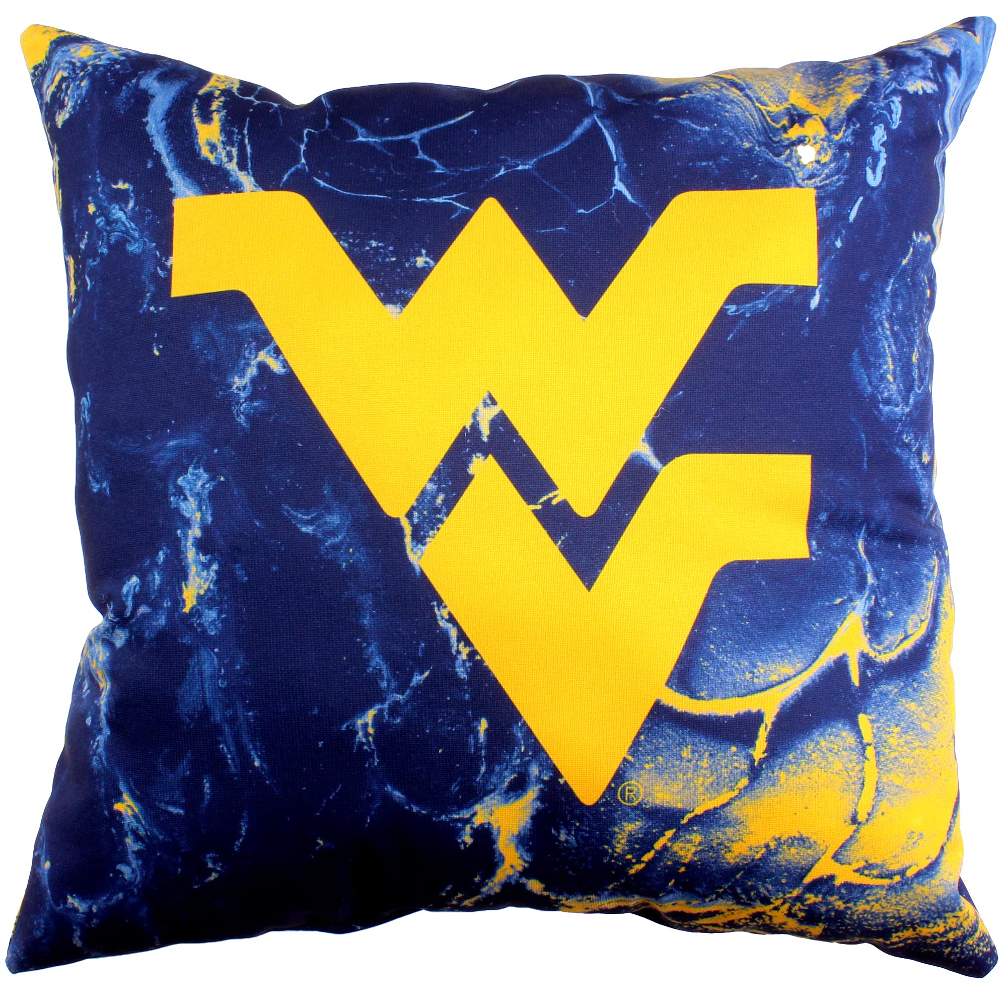 College Covers West Virginia Mountaineers 2 Sided Color Swept Decorative Pillow, 16", Made in The USA