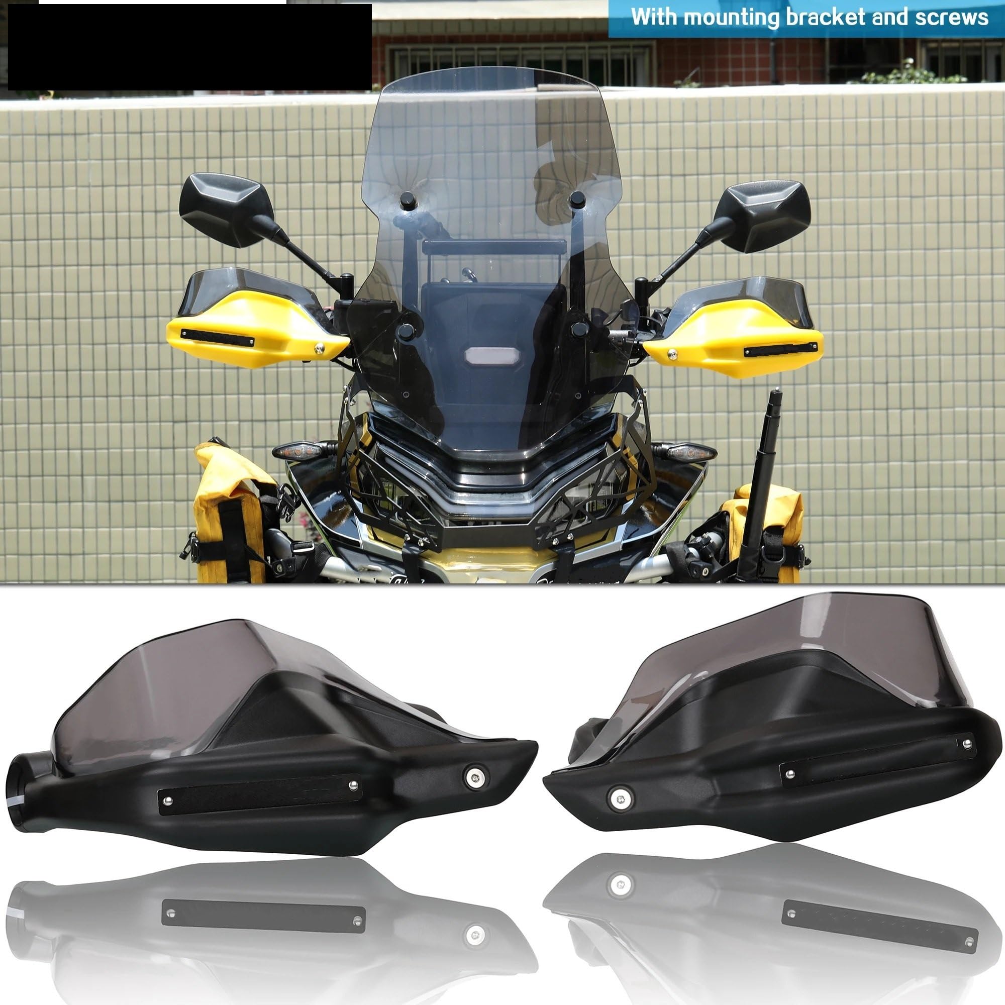 Motocyklowe ochraniacze na dłonie Pasuje do CFMOTO 800MT osłony dłoni na kierownicę ochraniacze z kierownicą ręczne motocyklowe(F)