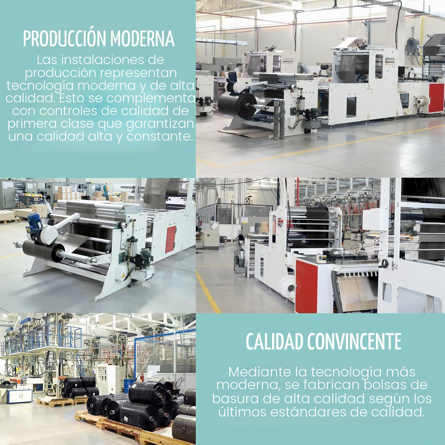 80 unidades EXTREM bolsas de basura 240 L resistentes, ocho rollos, 70 μ profesionales pesadas XL negro para camping, hogar e industria, fuertes bolsas de LDPE 100 cm x 125 cm