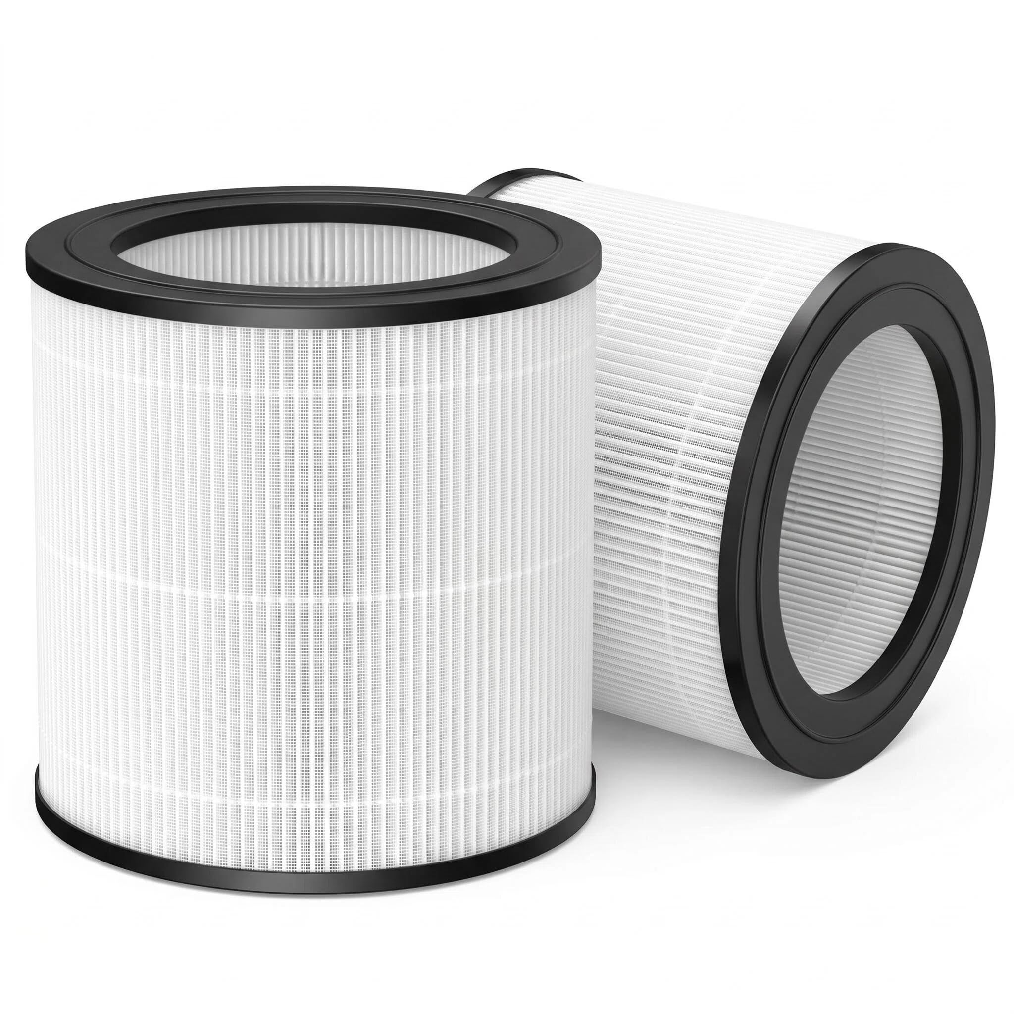 Todfut Replacement Filter FY0611 HEPA Compatible with Philips 600 Series Air Purifier AC0650 AC0650/10 AC0651 AC0651/10, H13 True HEPA Air Purifier Replacement Filter for Home, FY0611/30-2Pack