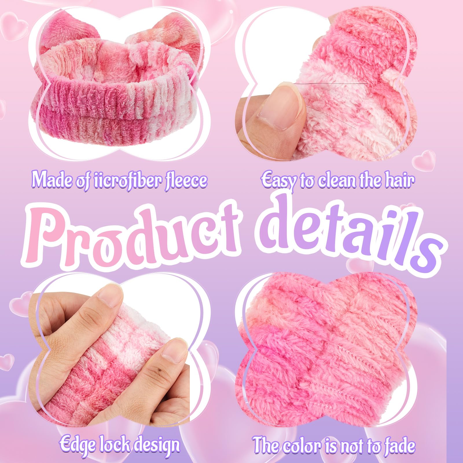 1732 50 Pcs Pink Spa Headband Bulk Spa Sleepover Party Supplies for Washing Amazon.com : Hoteam 24 Pcs Spa Party Favors Supplies 6 Spa  main image 4