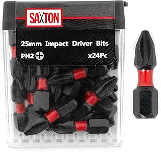 Saxton 24x PH2-25mm Impact Duty Phillips Scre...,