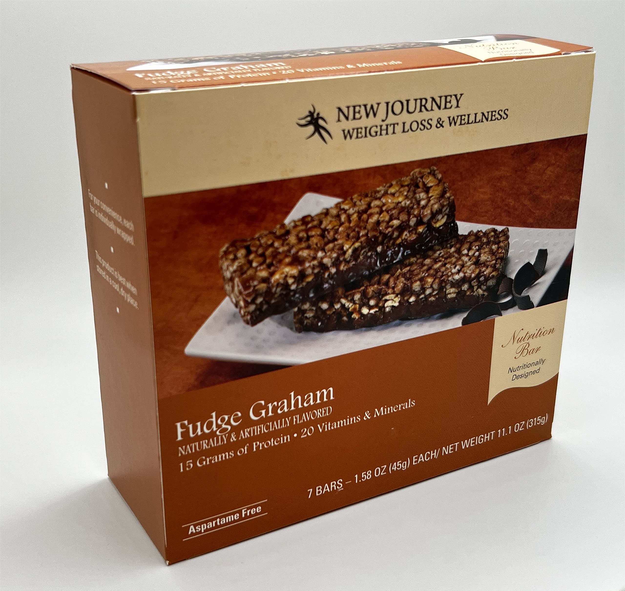 New Journey Weight Loss & Wellness Fudge Graham Bar - nutrition bars and drinks | Mubboo