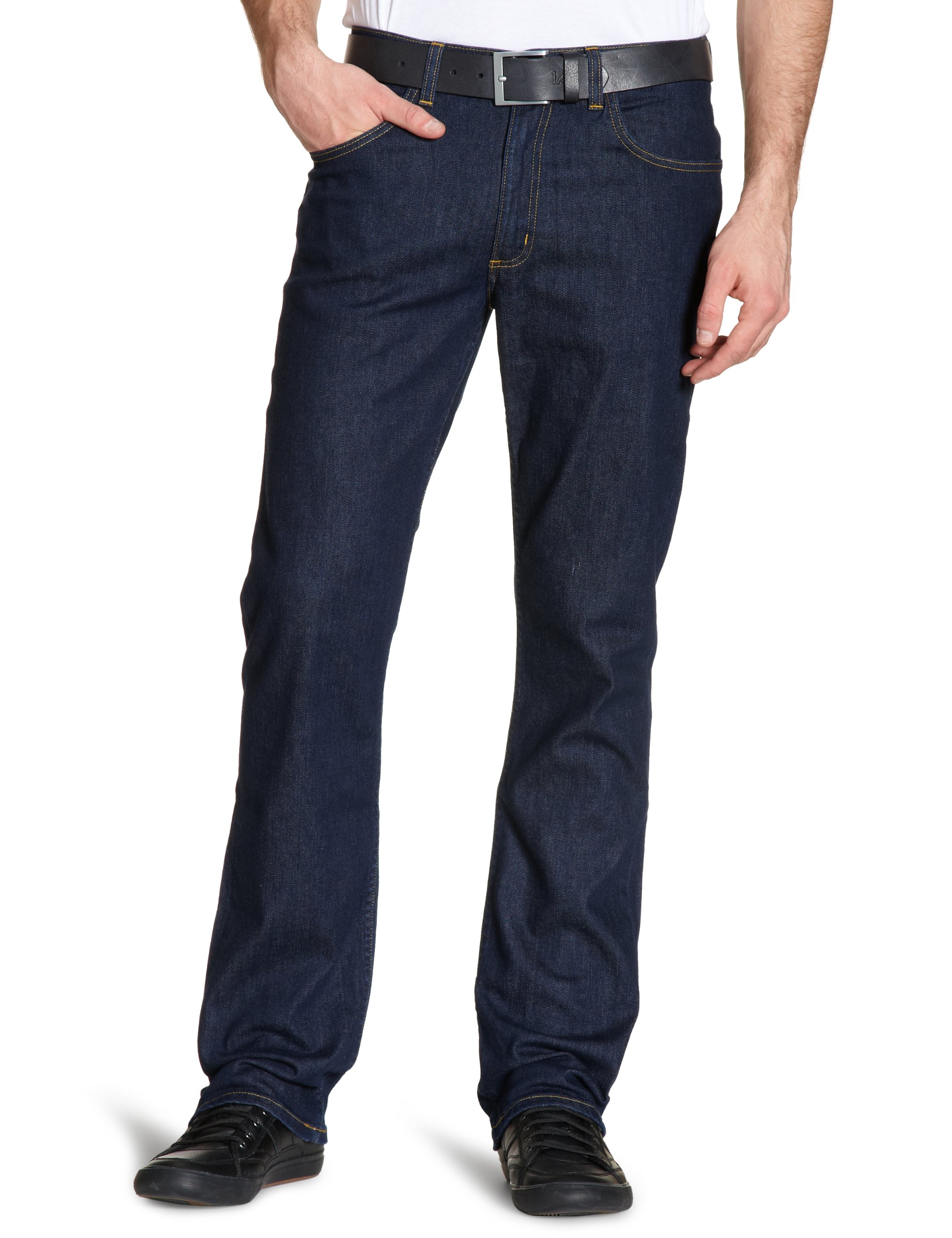 Lee Men's Brooklyn Regular Straight Jeans, One Wash, 34W x 34L
