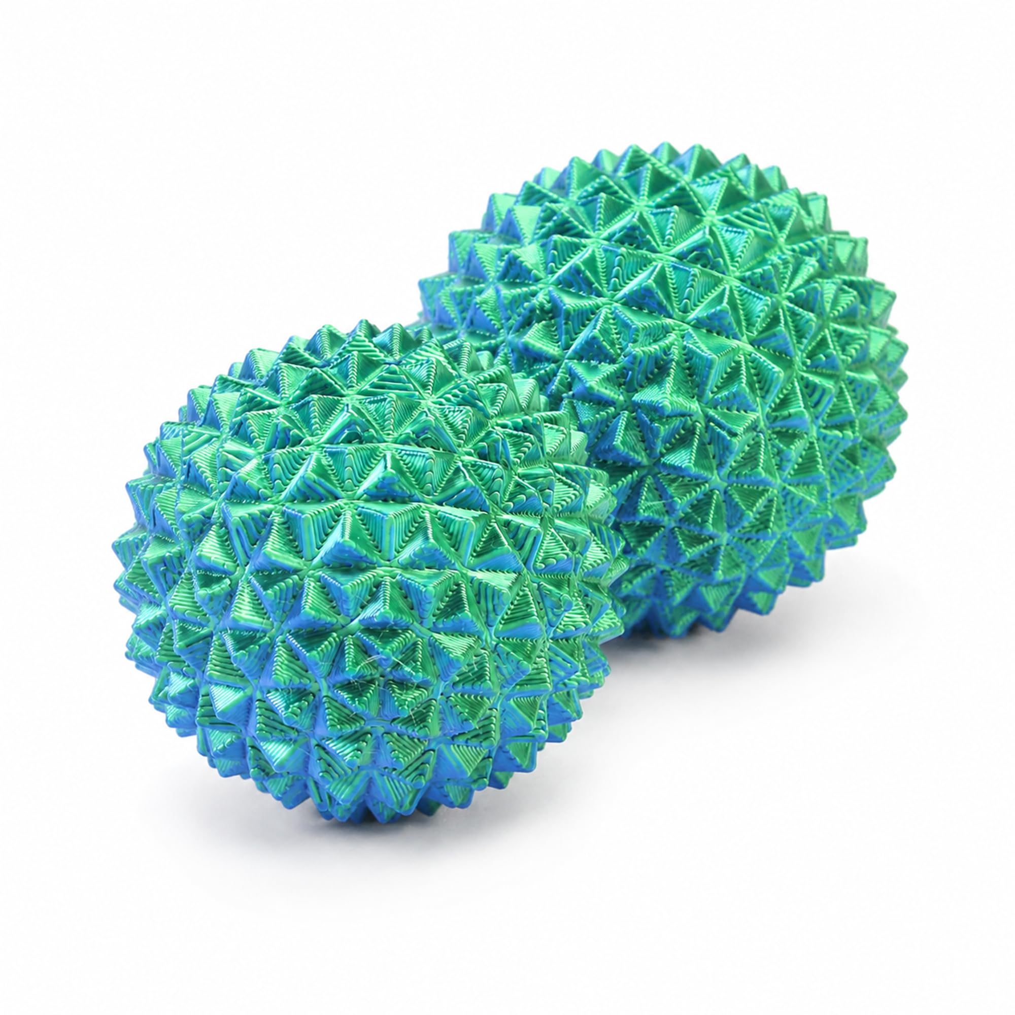 2 Pack Pain Stim Fidget Toys, 3D Printed Spiky Balls for Adults, 3.5 cm