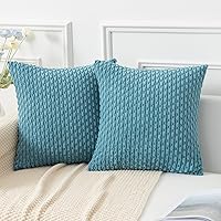 Vista 90 de K Kevin Textile - Paquete de 2 fundas de almohada decorativas bohemias de otoño de 20 x 20 pulgadas para sala de estar, sofá, cama, decoración