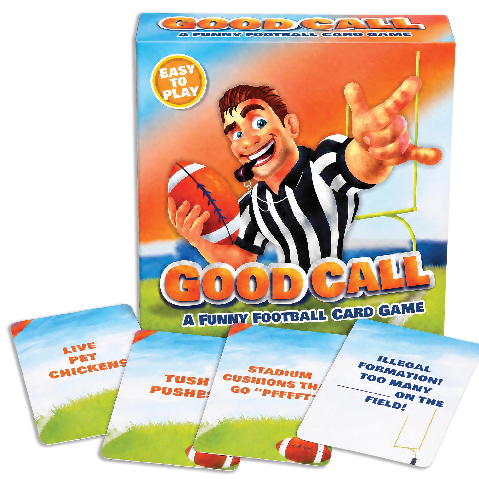 Good Call - Hilarious Fill-in-the-Blank Football Party Card Game | Family-Friendly Funny Card Game for Kids, Teens & Adults | Game Night, Tailgate & Game Day Fun | Football Gift for Dads & Fans