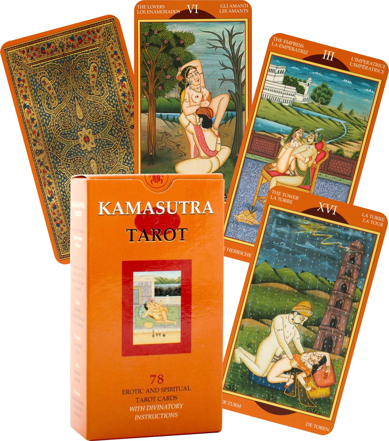 Kamasutra Tarot: 78 Full Colour Cards and Instructions: Tarot Deck