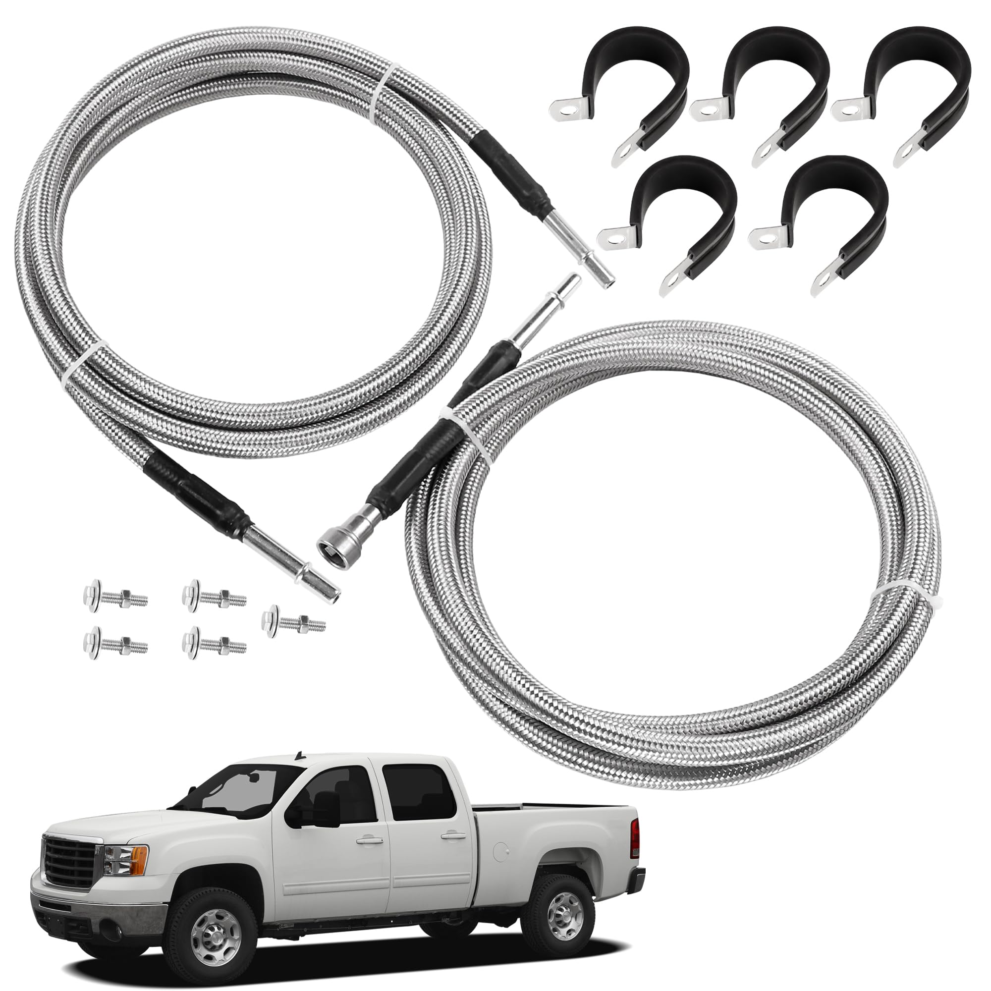 Amazon.com: YzusGomumu 819-846 Stainless Steel Fuel Line Kit