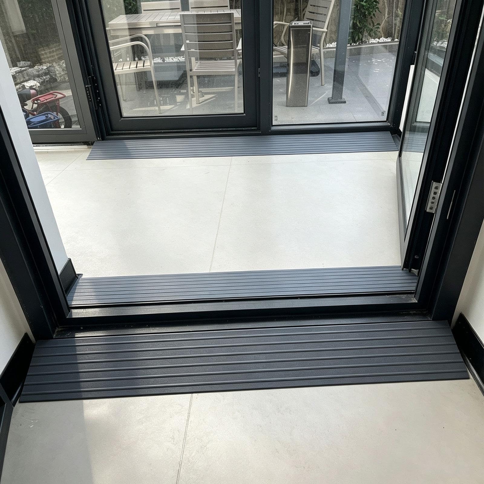 Rampa Acceso Silla Ruedas Plástico PVC Rampa Acera Portátil Rampai