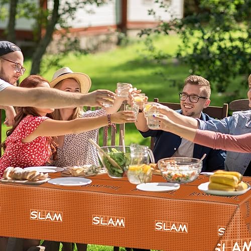 Miniatura 5 de 3 manteles de baloncesto para fiestas, suministros de baloncesto, manteles rectangulares de plástico, decoraciones de fiesta temática de baloncesto,