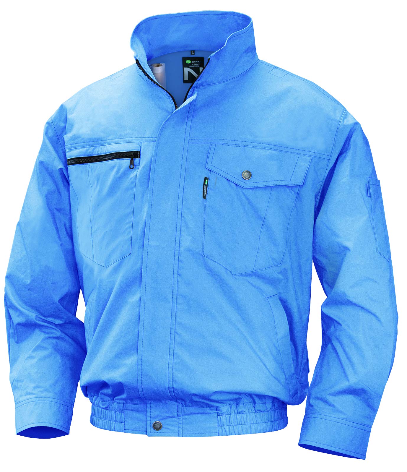 Amazon.co.jp: NSP 空調服 Nクールウェア NA-2011 服単体 長袖 立ち襟