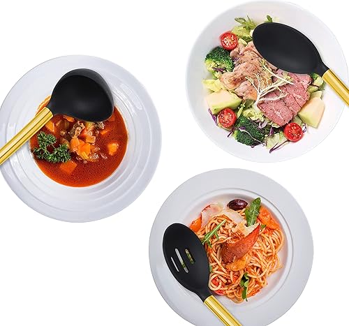 Miniatura 5 de EW-KS-1002G Kitchen Utensils, 10 Pieces, Stainless Steel, Gold