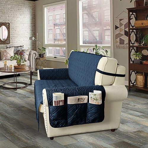 Miniatura 4 de RBSC Home Funda de sofá impermeable para sofás de cuero protector de perros