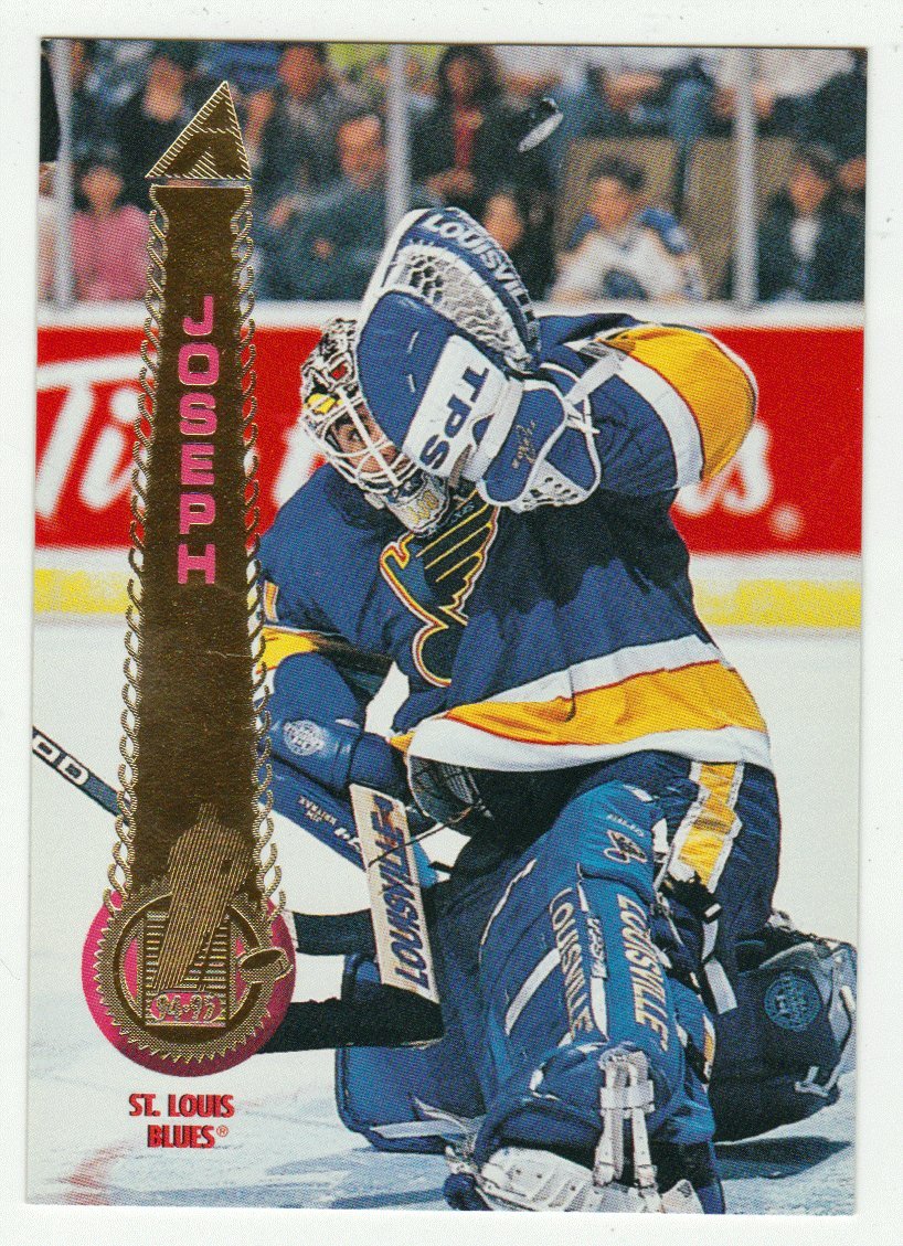 BUDD &JOY  ヌーマウス　1994 Curtis Joseph (Hockey Card) 1994-95 Pinnacle # 6 NM/MT, Trading