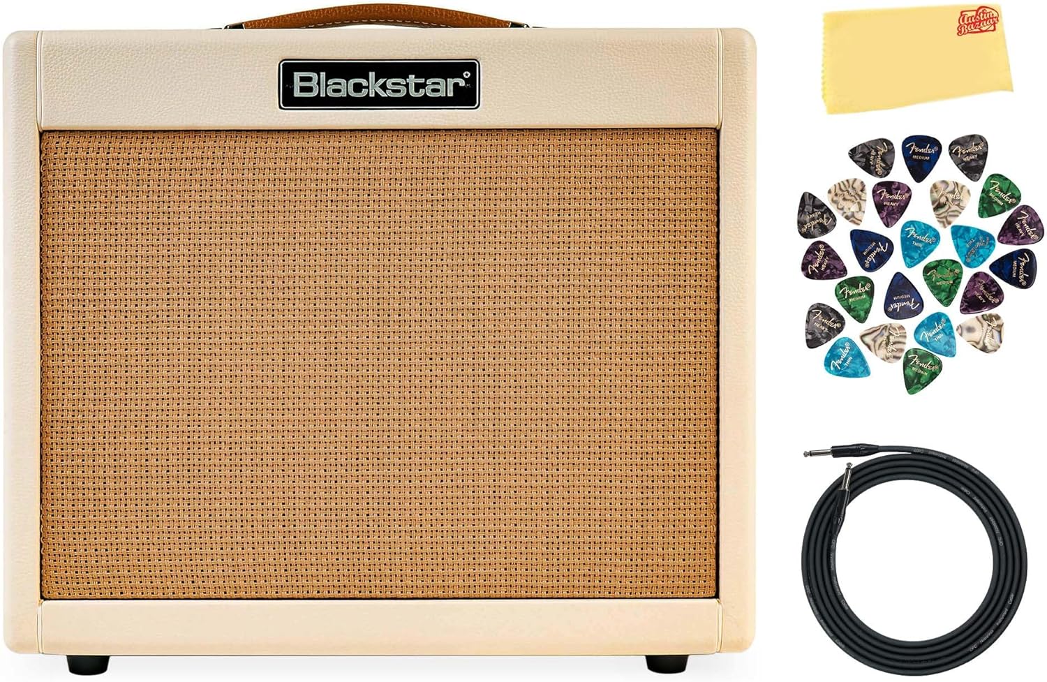 Blackstar HT-5RH MkII Guitar Amplifier Head Bundle with Instrument Cable, Picks, and Austin Bazaar Polishing Cloth