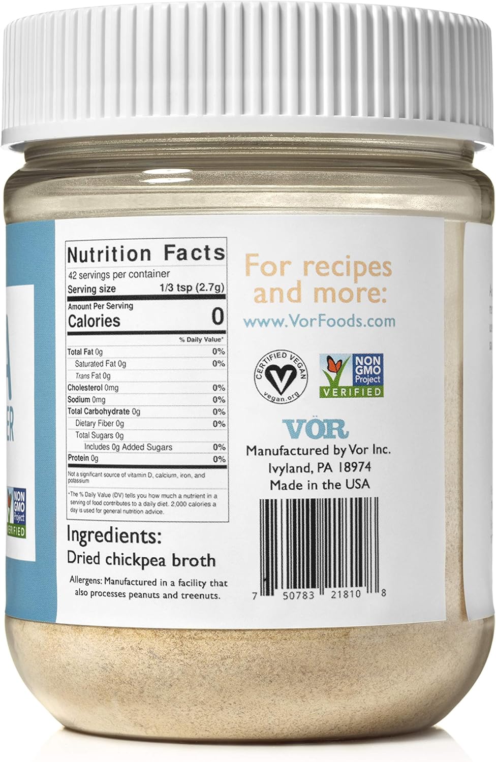 Vor Aquafaba Powder 5lb Bag Amazon Ca Grocery Gourmet Food