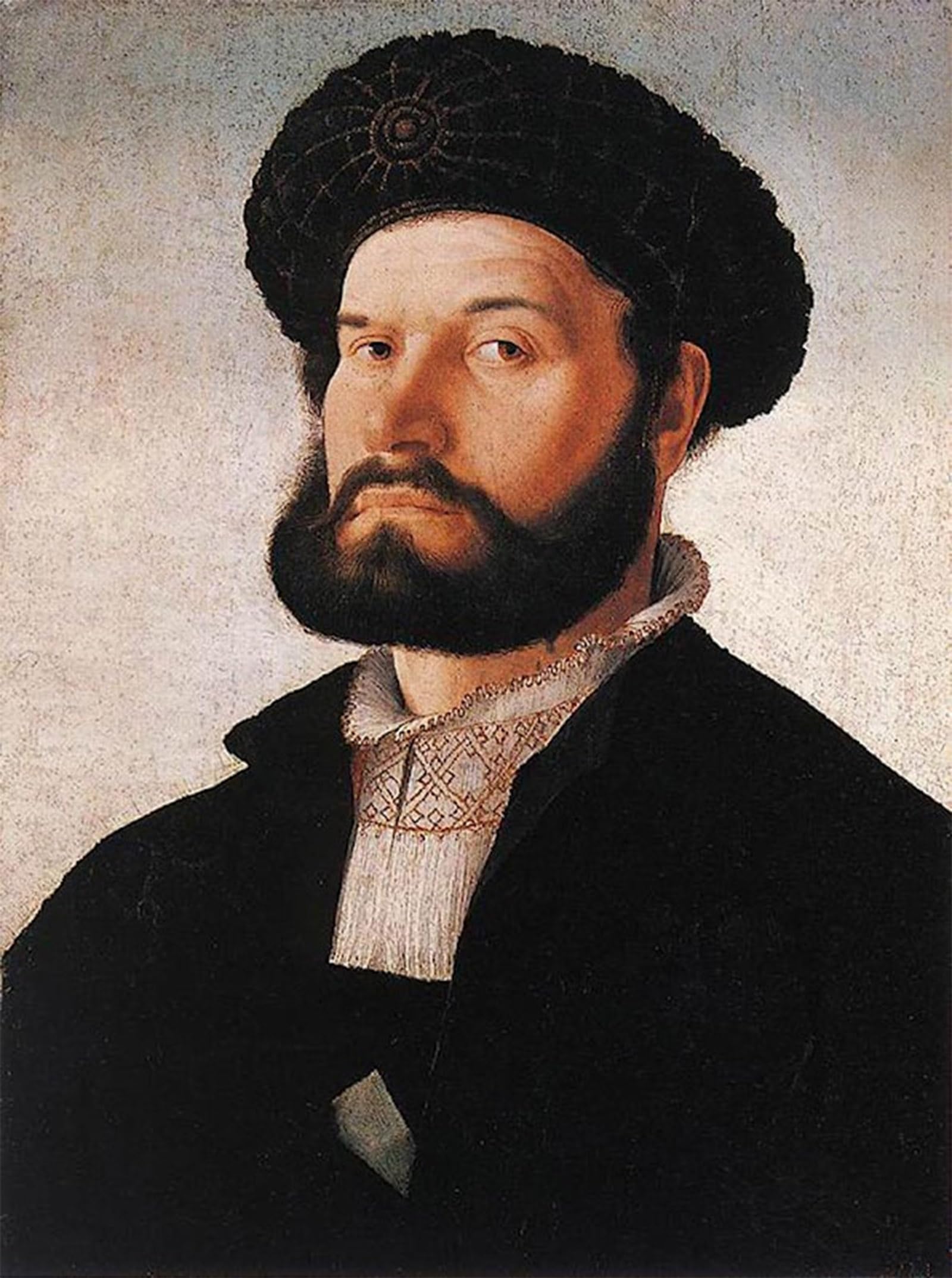 ARTXLXXBN Famous Print Painting Colorful Art Print Portrait of a Venetian Man Jan van Scorel Canvas Art Decorations for Home Decor 60x90cm