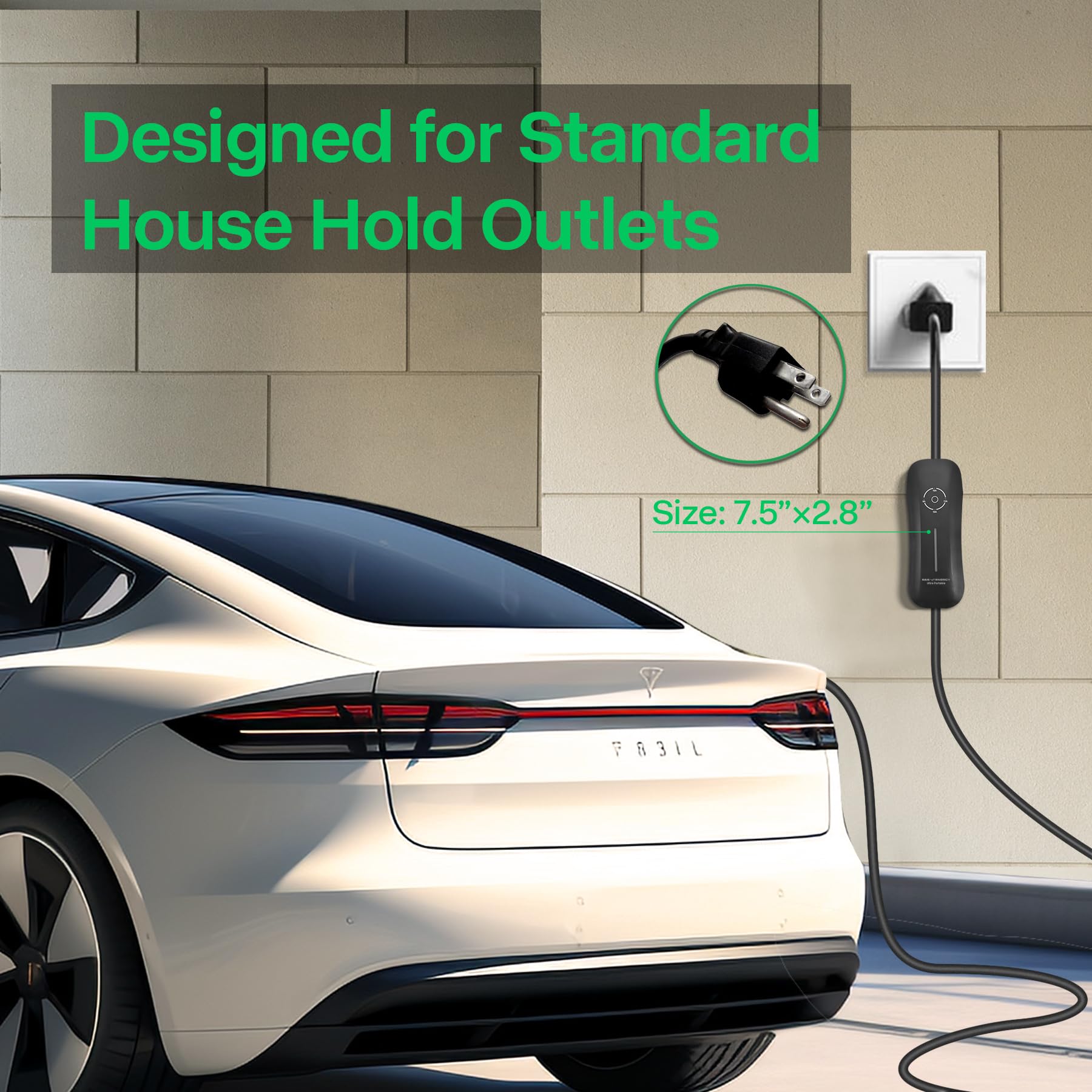 Tesla シルバー充電器 Amazon.com: Tesla Model 3/X/Y/S 超便攜電動車充電器15A 電動車充電器