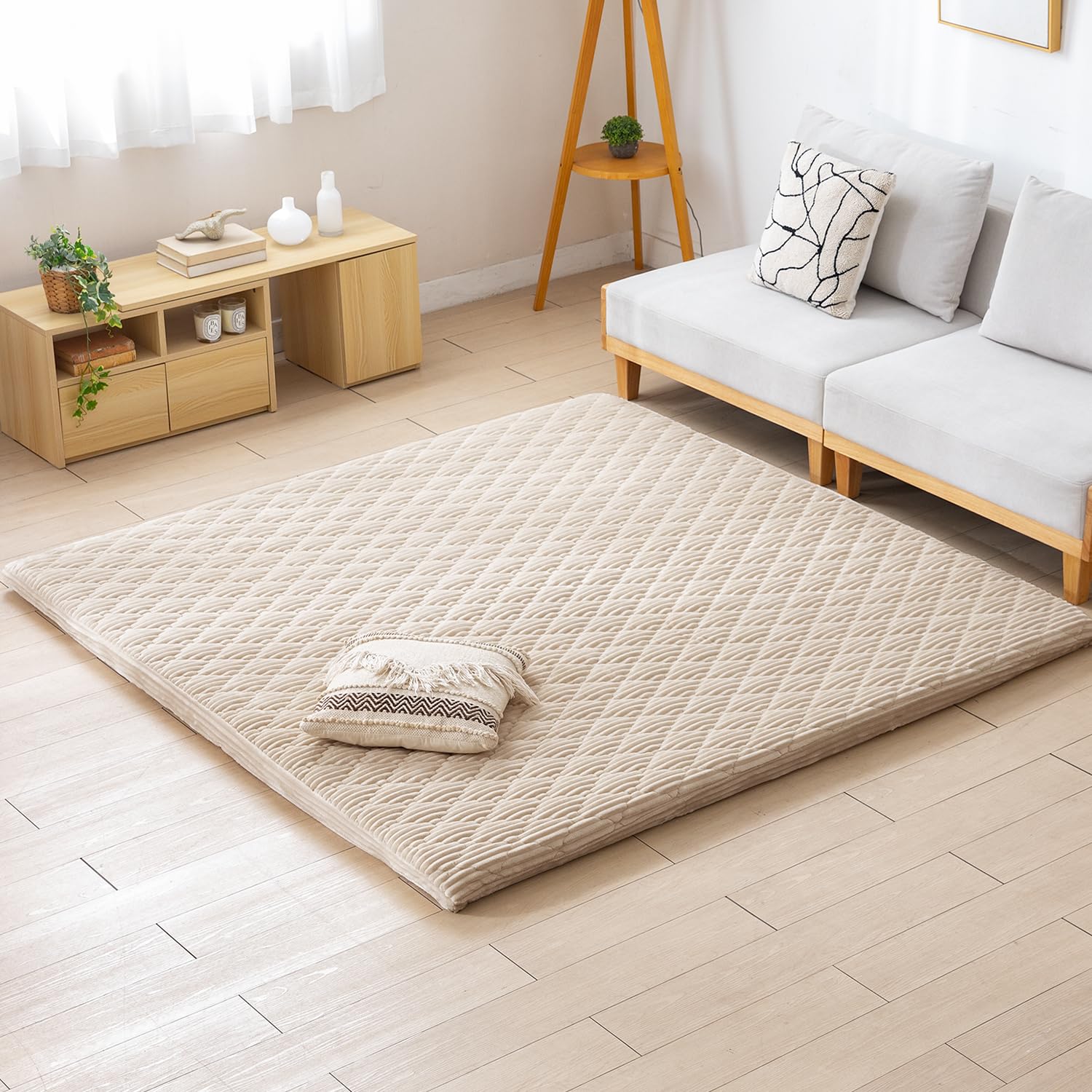 Amazon.co.jp: モダンデコ: ラグマット