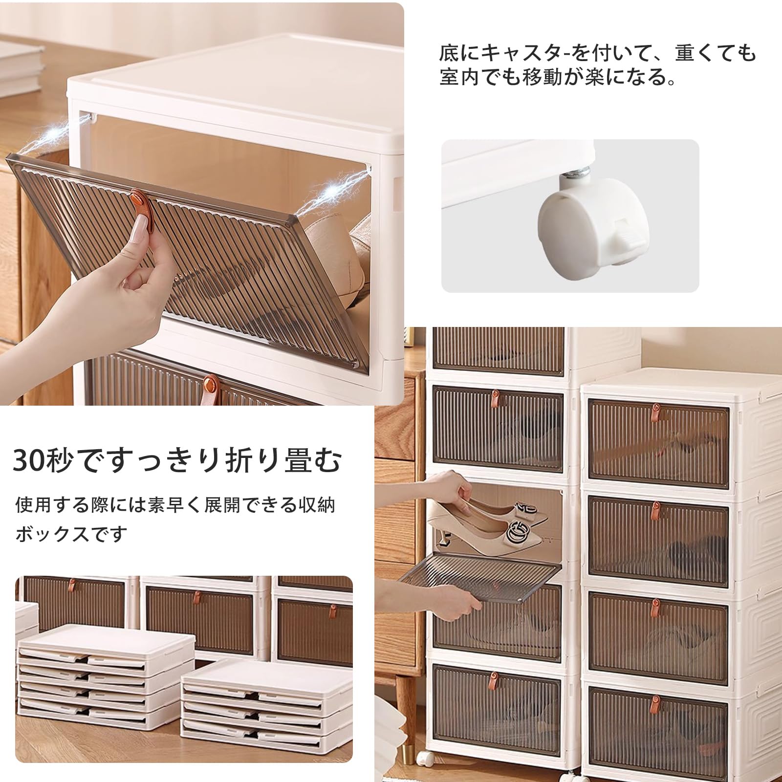 Amazon｜収納ボックス 収納ケース コンテナ ボックス 衣装ケース 収納 