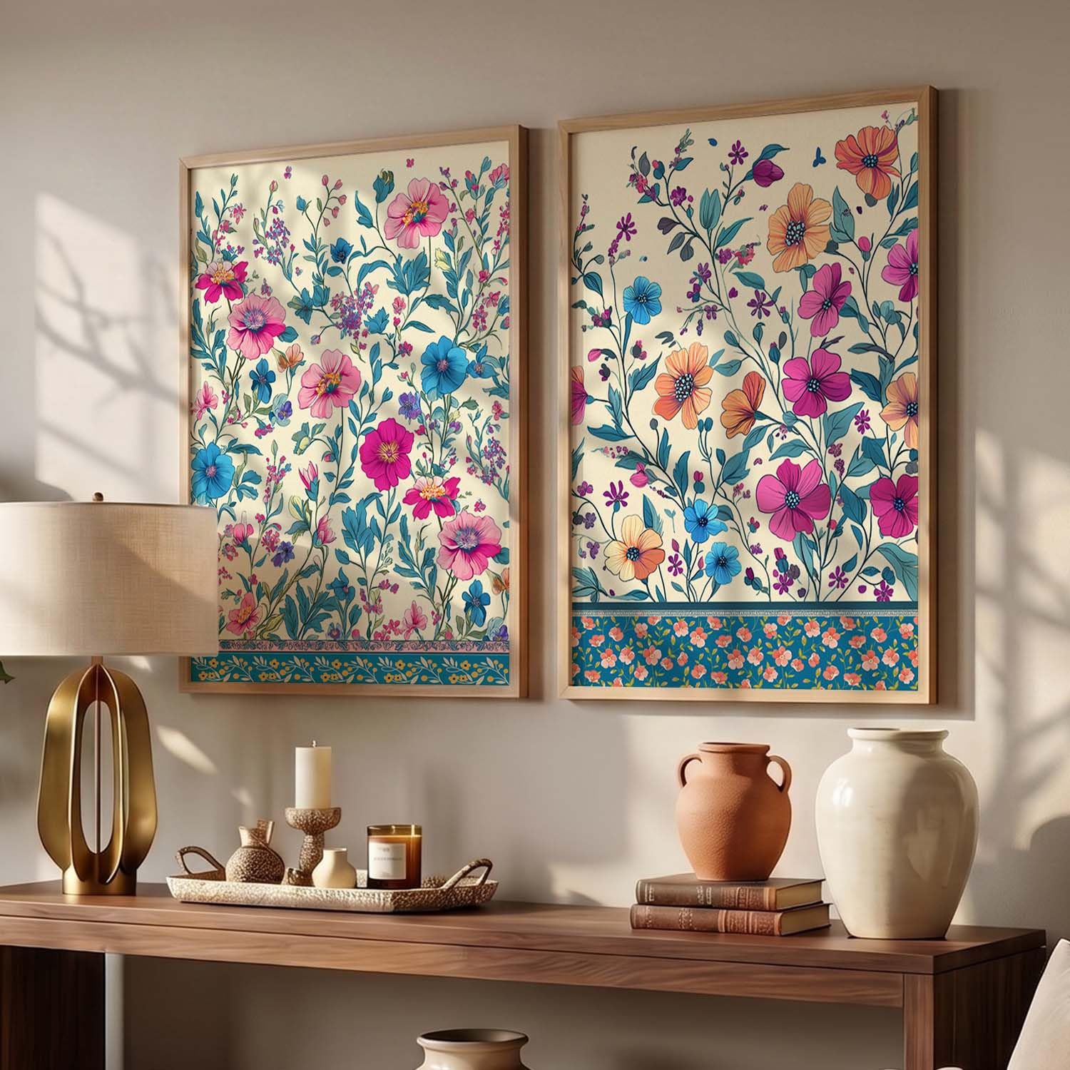Madhubani Wall Art Paintings - Indian Home Decor -15
