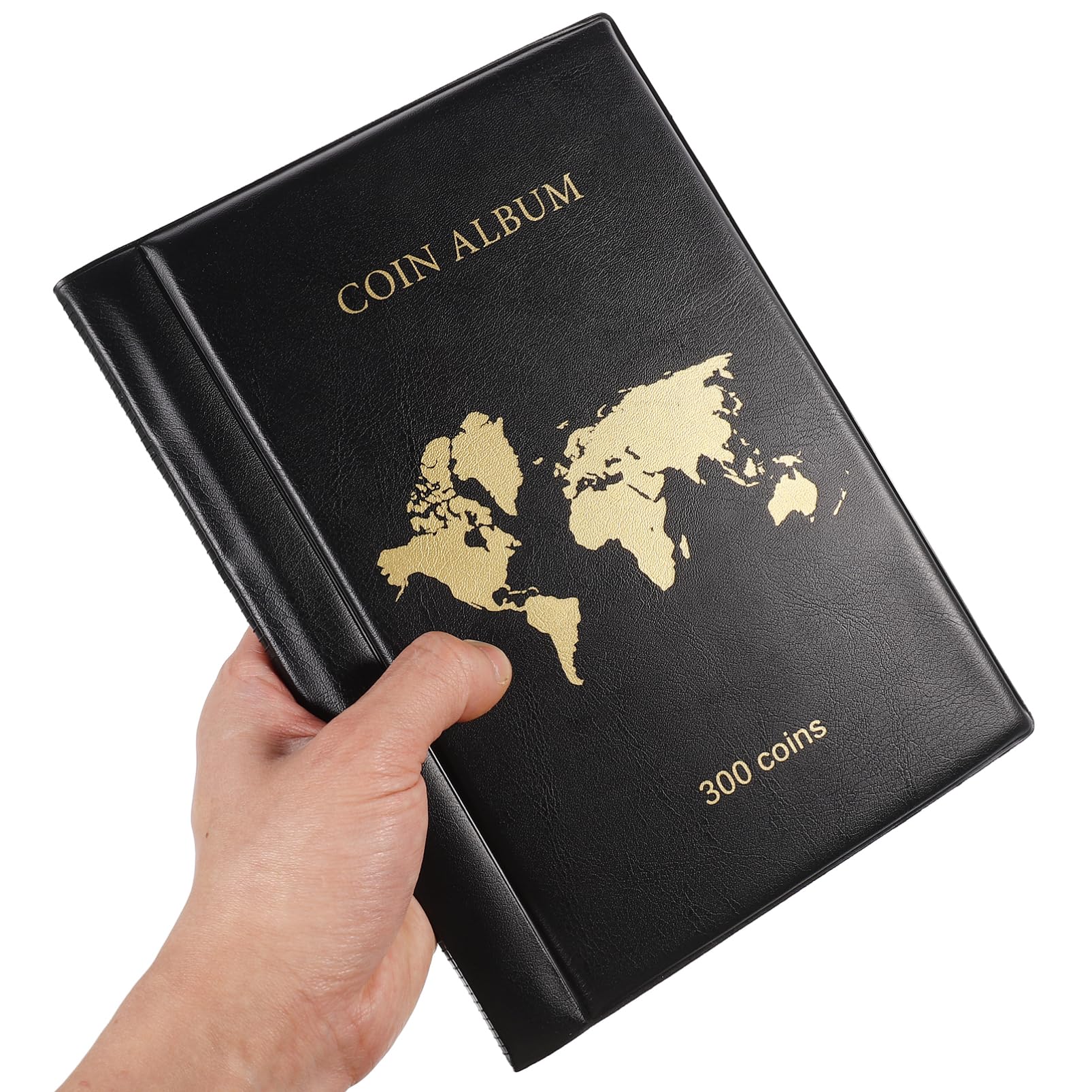 VICASKY Album di Collezione per Monete 300 Tasche in PVC per Collezionisti Protegge Le Monete da Danni Ampio Spazio