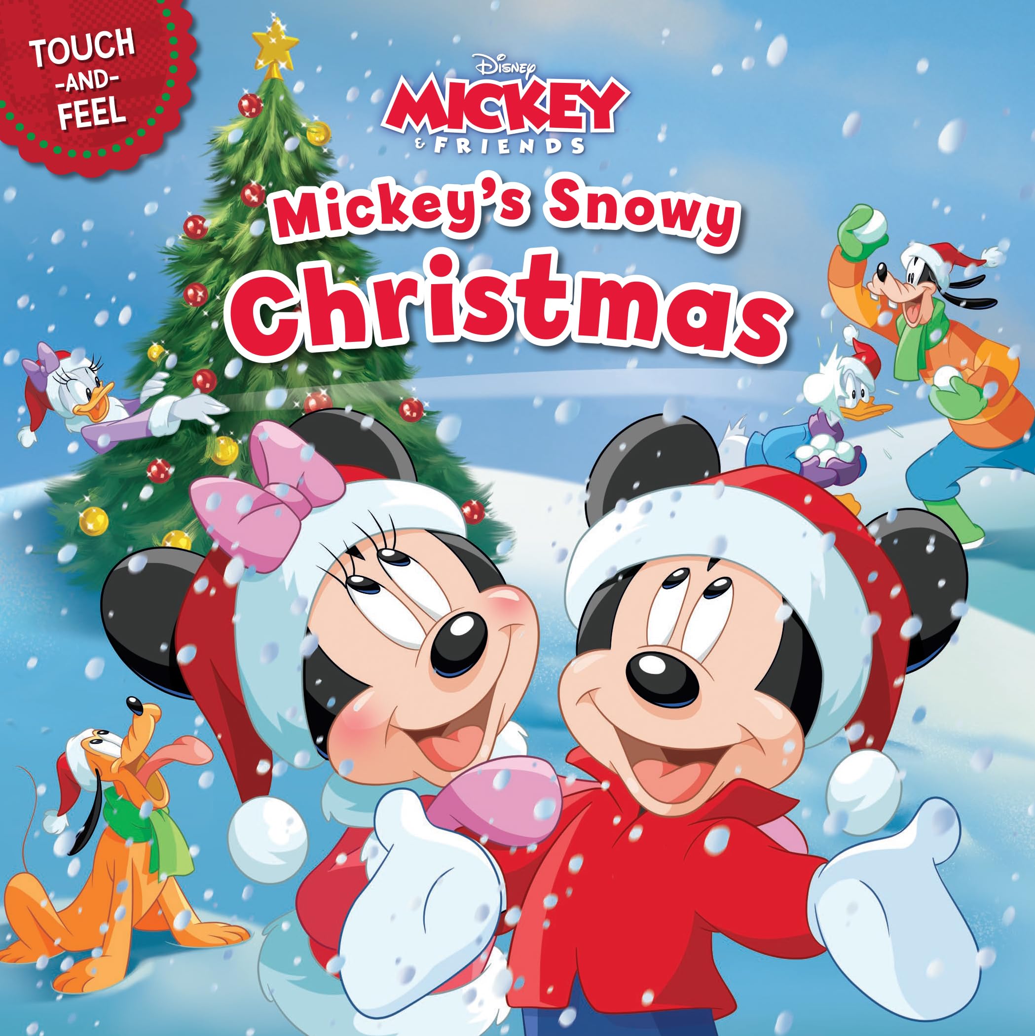 Mickey & Friends: Mickey's Snowy Christmas (Disney Mickey & Friends) Board book – Touch & Feel, September 3, 2019