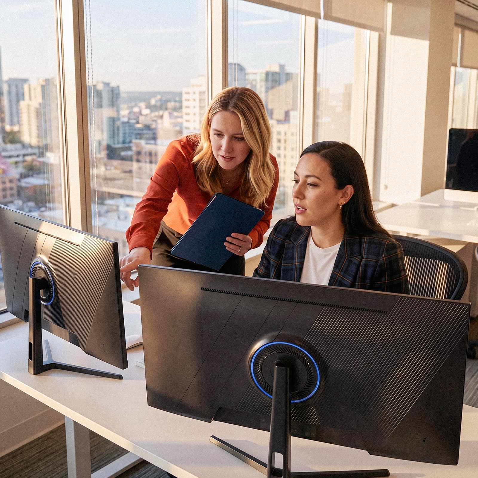 Raywego 4K 32-Inch Office Monitor, IPS Panel, 97% sRGB, Eye-Care Monitor with Slim Bezel, VASE&HDMI, UHD 3840 x 2160p, 60HZ for Gaming and Work — view 8