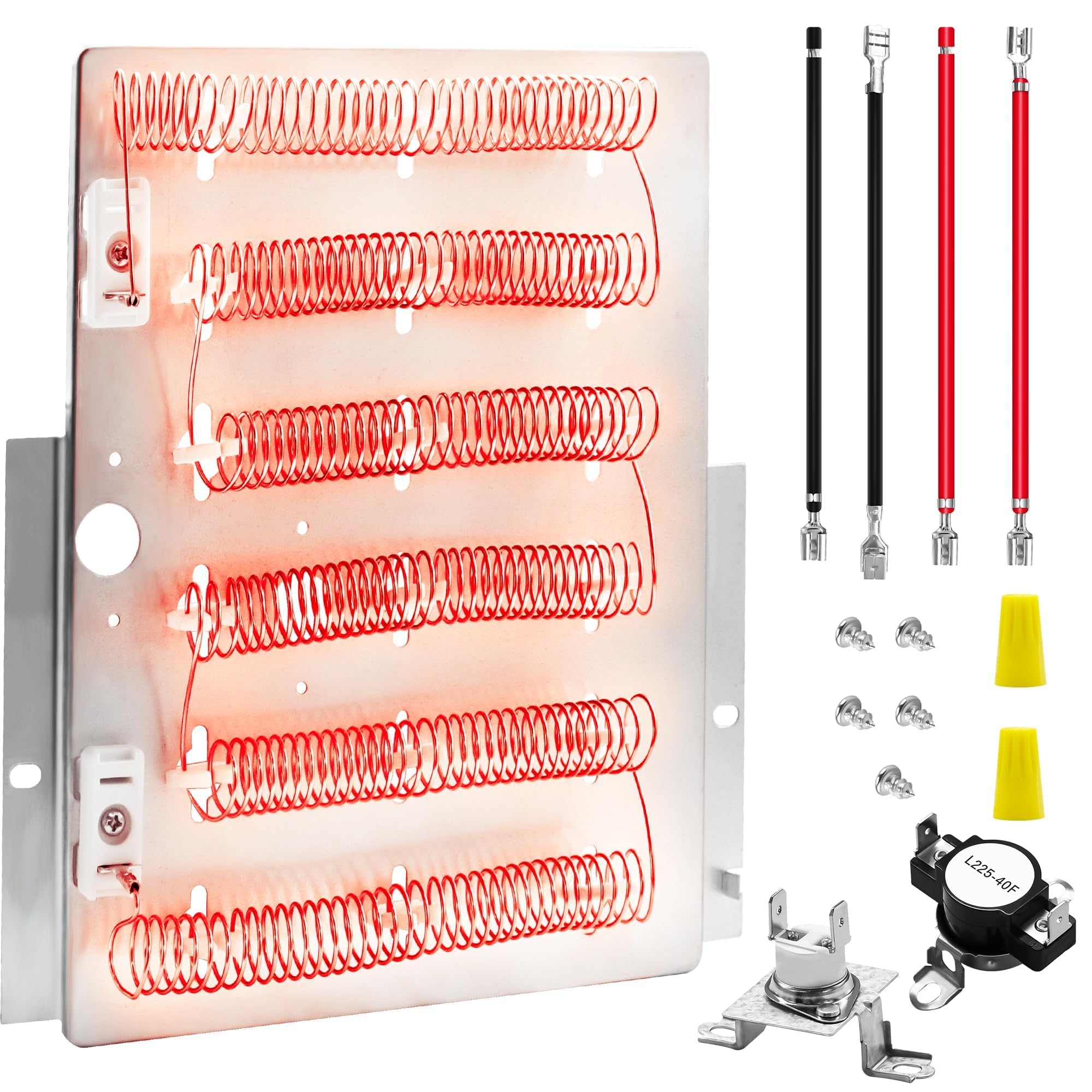 Kit de elementos de calefacción para secadora Speed-queen ADEE8RGS173TW01 ADEE9RGS173TW01 ADE30RGS171TW01 ADE6HRYS177TW01 ASE30FGW171TW01 ADEE9BGS173TW01 ADG41FSSSSS. 111TN0 1 ADG4BRGS111TW01