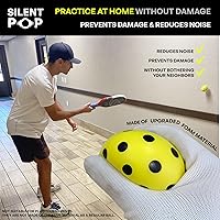 Vista 5 de WES Juego de 4 bolas de pickleball silenciosas