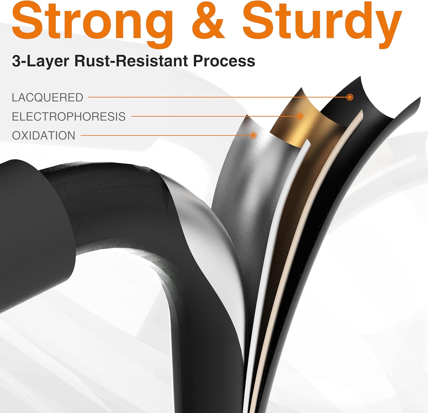 Step Ladder, Folding Step Stool with Wide Anti-Slip Pedals, Sturdy Steel Ladder with Handrail, Space-Saving, Portable for Home & Adults, 4 Step Ladder