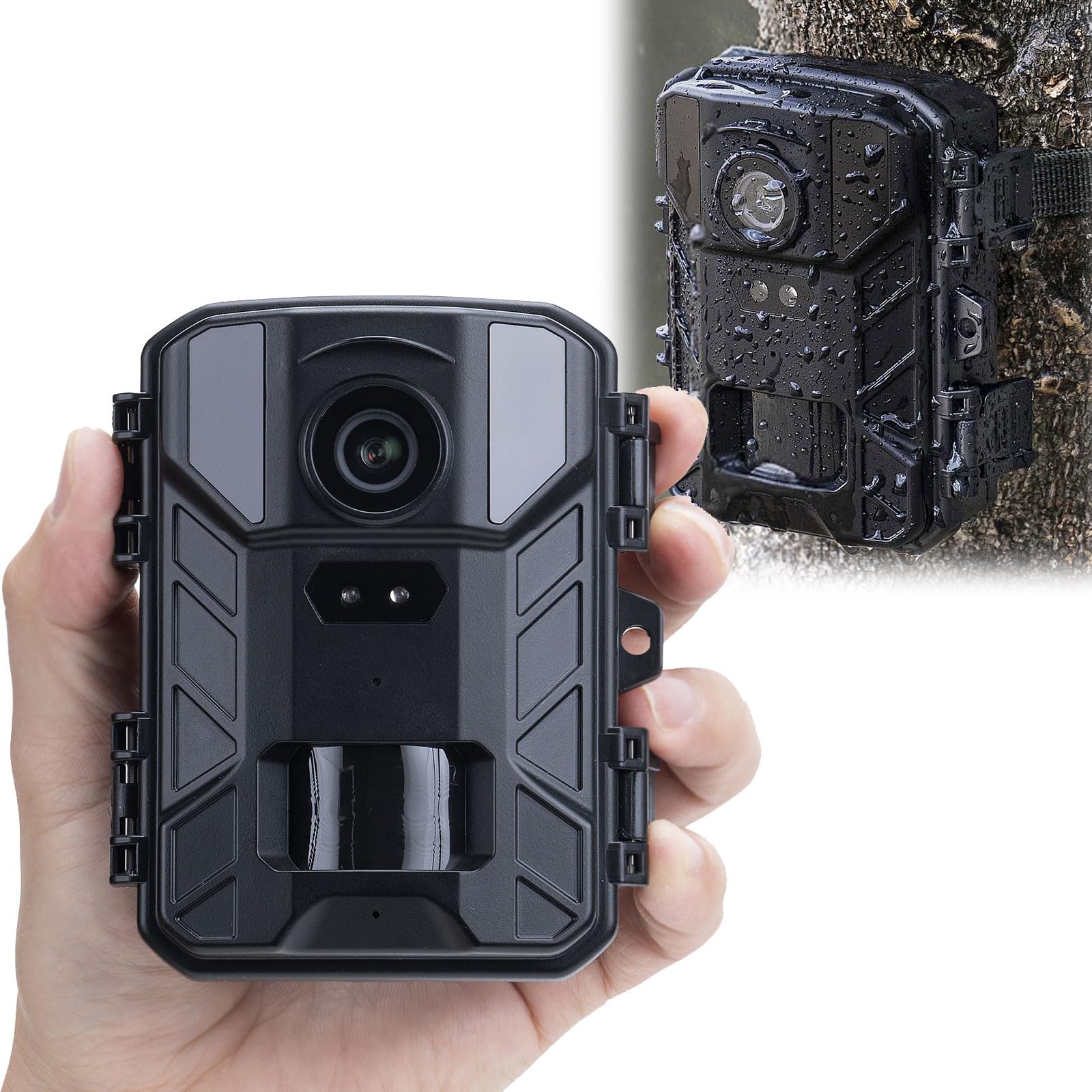 nichama 3台セット 防犯カメラ トレイルカメラ 送料無料 ハンファ 防犯カメラ 屋外 家庭用 監視カメラ トレイルカメラ