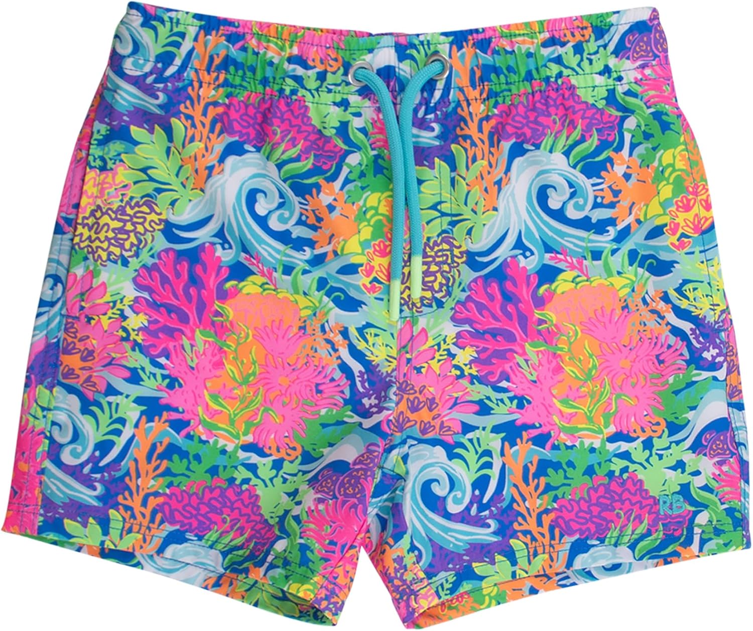 RUGGEDBUTTS Boys Performance Hybrid Stretch Swim Trunks - Fashion Swim Trunks, UPF 50+, Boy Swim Trunks