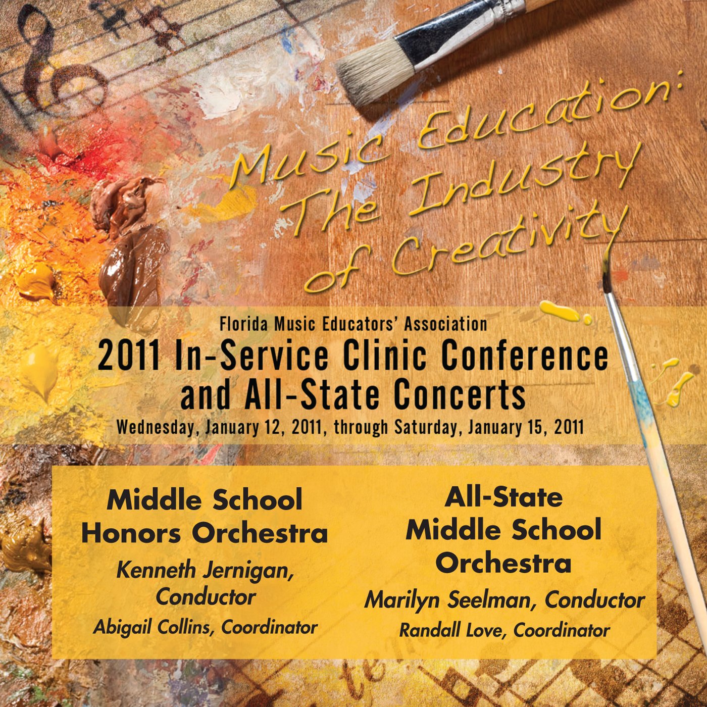 2011 Florida Music Educators Association: Middle School Honors Orchestra & All-State Middle School Orchestra