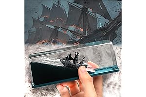 Unsinkable Black Pearl in a Box, Ship in A Bottle Pirate Ship...