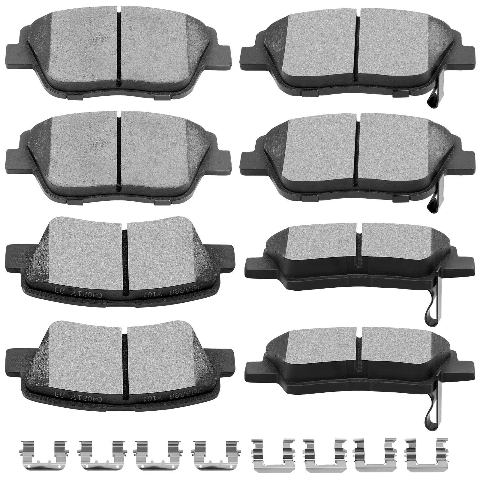 SCITOO D1444 D1445 Front Rear Ceramic Brake Pads Sets Fit For Hyundai For Sonata 2011-2015,For Kia For Optima 2011-2016