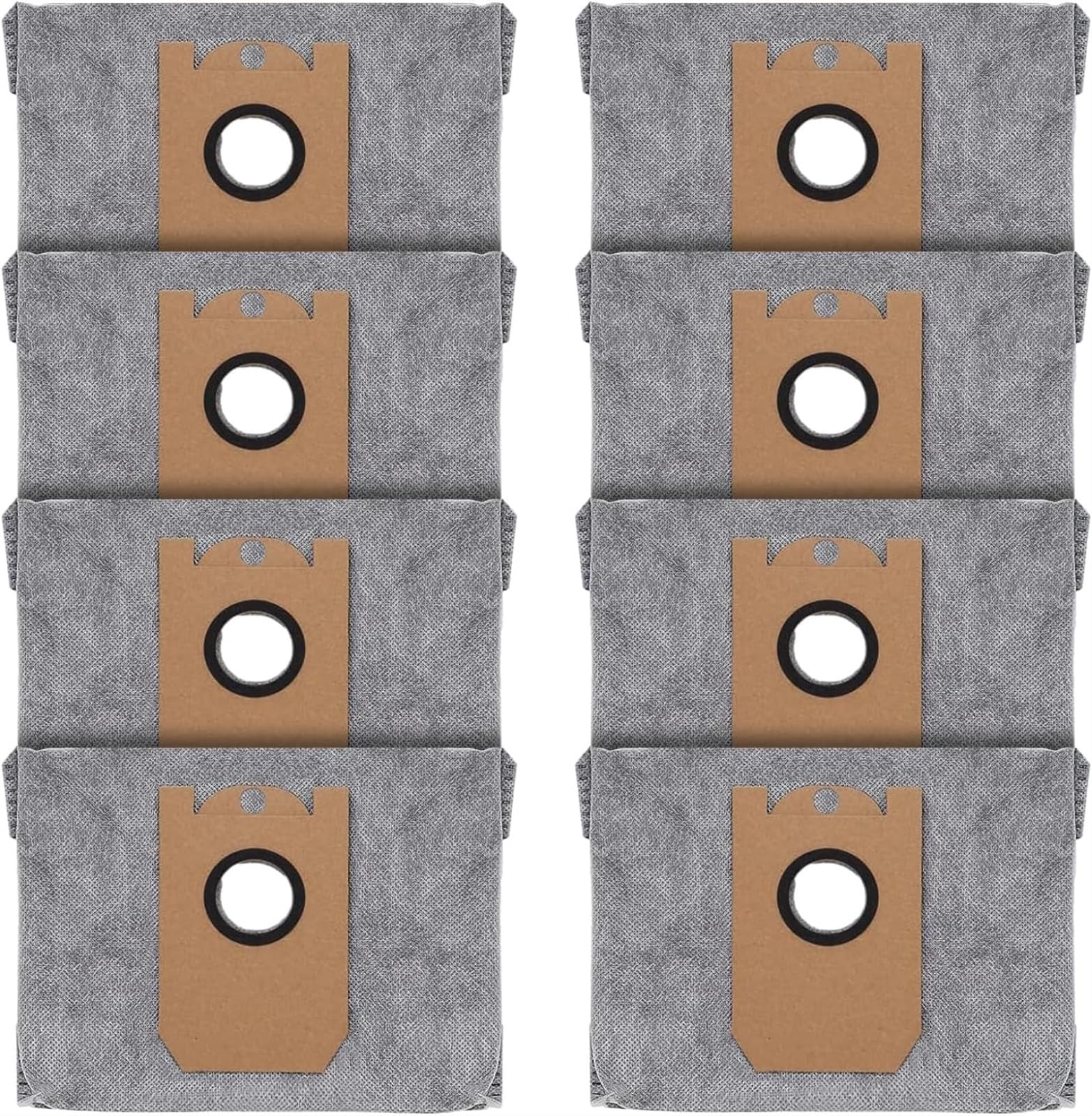 THE WHITE SHOP 8 Pack Replacement Bags for L35 Hybrid/L35 Hybrid+ LR30 Hybrid/LR30 Hybrid+ LR20 Auto-Empty Station, Vacuum Cleaner Automatic Airclean Dirt Disposal Bags Accessory Part