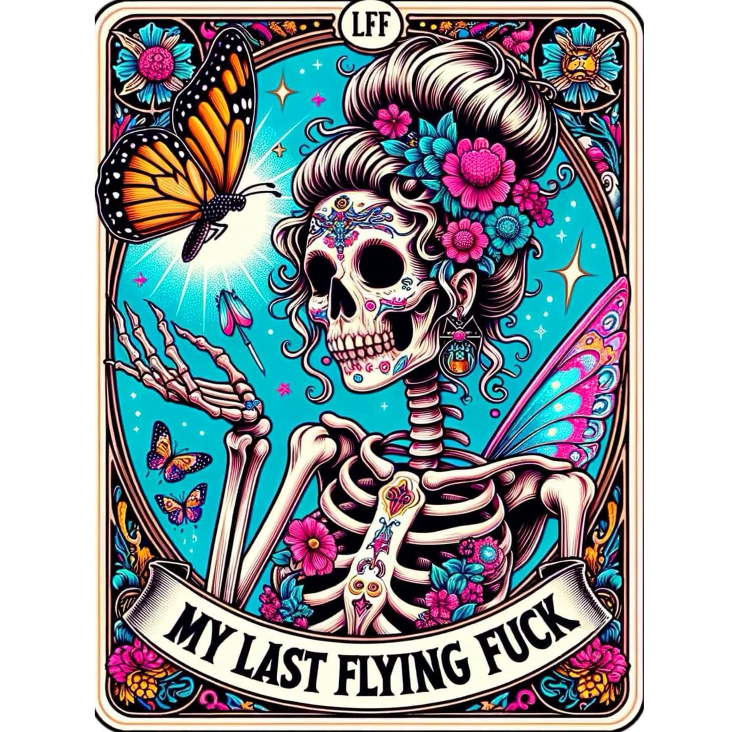 Flavizo Skull Diamond Painting Kit for Adults, DIY Full Drill Art Kits with Tools, Creative Diamonds Artwork, Handmade Decoration Sparkling Home Wall Display (30x40cm)-picture-17