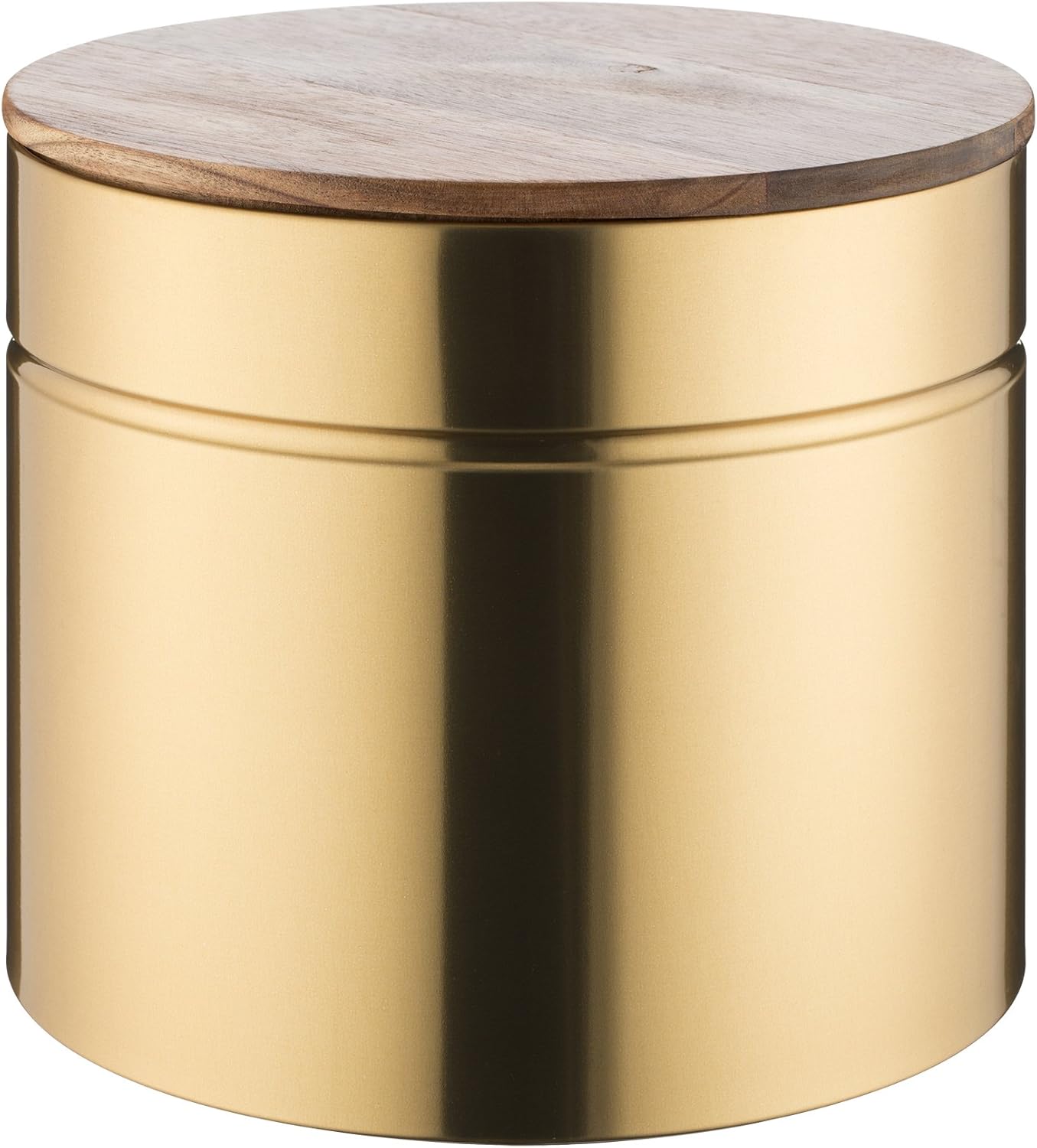 Typhoon Modern Kitchen Metallic Gold Bread Bin, 25 x 25 x